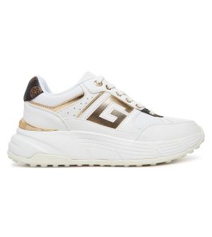 Guess Γυναικεία FLTFONFAB12-WHIBR Sneakers Λευκά