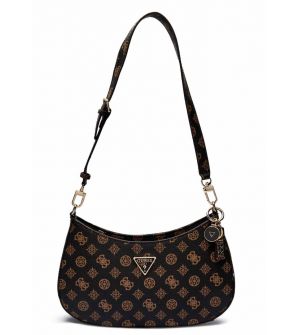 Guess HWPZ7879180-MLO Γυναικεία Τσάντα Ώμου Καφέ