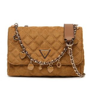 Guess HWCG9673200-COG Γυναικεία Τσάντα Ώμου Καφέ