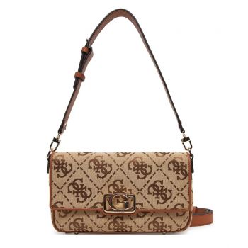Guess HWJO9642190-LTL Γυναικεία Τσάντα Ώμου Μπεζ Guess HWJO9642190-LTL Γυναικεία Τσάντα Ώμου Μπεζ