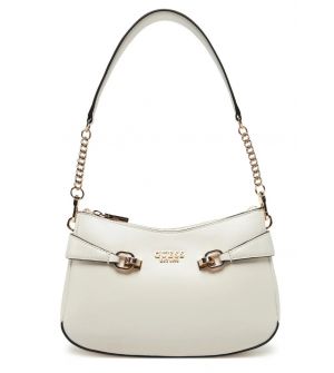 Guess HWVG9639180-BON Γυναικεία Τσάντα Ώμου Εκρού