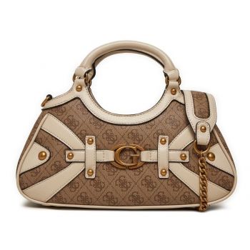 Guess HWSG9348050-LLS Γυναικεία Τσάντα Ώμου Εκρού