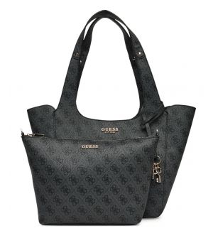 Guess HWSG7334220-CLO Σετ Γυναικεία Τσάντα Tote Χειρός Μαύρη