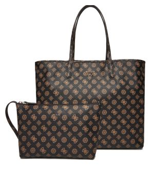 Guess HWEPQ951429-BRO Γυναικεία Τσάντα Tote Χειρός Καφέ