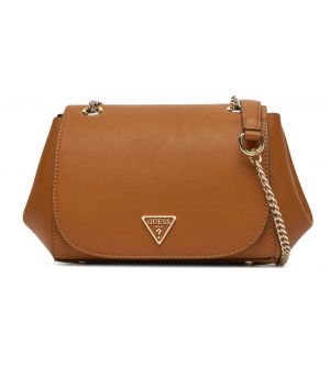 Guess HWNG9669210-CAR Γυναικεία Τσάντα Ώμου Καφέ