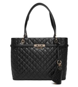 Guess HWGG8157250-Black Γυναικεία Τσάντα Χειρός Μαύρη