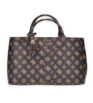 Guess HWPM9521060-MLO Γυναικεία Τσάντα Χειρός Καφέ