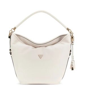Guess Danya Hobo HWBG9918020-OFF Γυναικεία Τσάντα Ώμου Off White