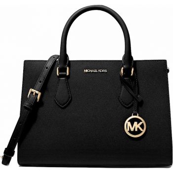 Michael Michael Kors Sheila 35S3G6HS2L-BLA Γυναικεία Τσάντα Χειρός & Ώμου MD Center Zip Satchel Μαύρη, Vegan Υλικό Michael Michael Kors Sheila 35S3G6HS2L-BLA Γυναικεία Τσάντα Χειρός & Ώμου MD Center Zip Satchel Μαύρη, Vegan Υλικό