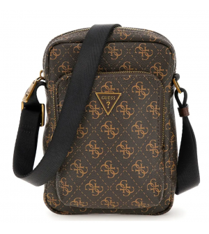Ανδρική τσάντα Guess HMEVZLP3163-BBO καφέ