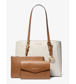 Michael Kors Charlotte Large 3-in-1 Γυναικεία Τσάντα Ώμου με Λογότυπο 35F3GCFT9T-149