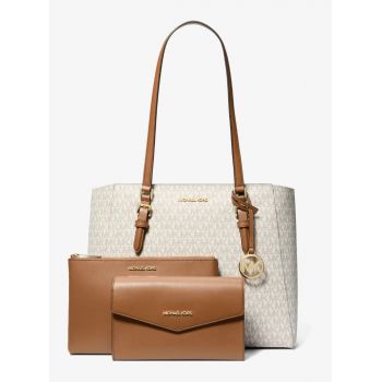 Michael Kors Charlotte Large 3-in-1 Γυναικεία Τσάντα Ώμου με Λογότυπο 35F3GCFT9T-149 Michael Kors Charlotte Large 3-in-1 Γυναικεία Τσάντα Ώμου με Λογότυπο 35F3GCFT9T-149
