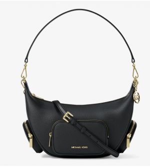 Michael Kors Merritt Medium Γυναικεία Τσάντα Ώμου Δερμάτινη 35R6G0WS8L-0001 Μαύρη