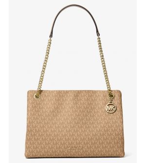 Michael Kors Γυναικεία Τσάντα Ώμου / Crossbody 35S6G8WM6O-220 Camel με Λογότυπο