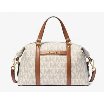 Michael Kors Beck Γυναικεία Τσάντα Χειρός / Χιαστί Vanilla Luggage 38H3GKNS1B-0227 Michael Kors Beck Γυναικεία Τσάντα Χειρός / Χιαστί Vanilla Luggage 38H3GKNS1B-0227