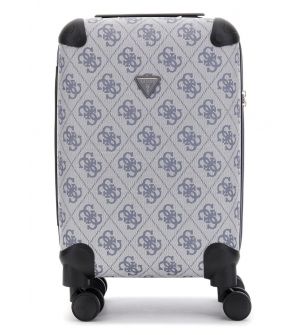 GUESS OB8688983-SLG Γυναικεία Βαλίτσα Trolley Καμπίνας 54cm με 4 Ρόδες, Γκρι