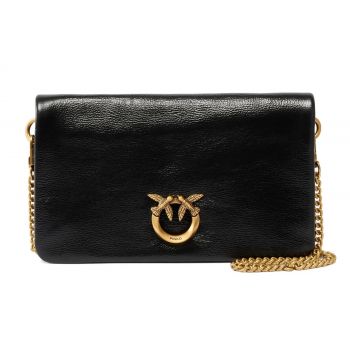 Pinko Love Bag Click Soft Horizontal Mini Γυναικεία Δερμάτινη Τσάντα Ώμου/Clutch Μαύρη 106023A315-Z99Q Pinko Love Bag Click Soft Horizontal Mini Γυναικεία Δερμάτινη Τσάντα Ώμου/Clutch Μαύρη 106023A315-Z99Q