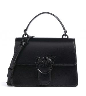PINKO 100071A315-Z99B Γυναικεία Τσάντα Χειρός & Ώμου Δερμάτινη Μαύρη