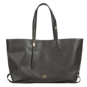 Pinko Γυναικεία Tote Τσάντα από Γνήσιο Δέρμα Verde Fango 106184A0QO-K35Q, 53x52x16 cm Pinko Γυναικεία Tote Τσάντα από Γνήσιο Δέρμα Verde Fango 106184A0QO-K35Q, 53x52x16 cm