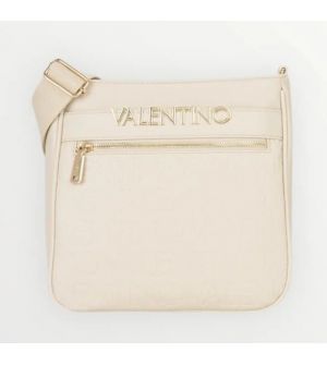 Valentino Bags Cora VBS9OO40-991 Γυναικεία Τσάντα Χιαστί Εκρού 24x24x8,5cm