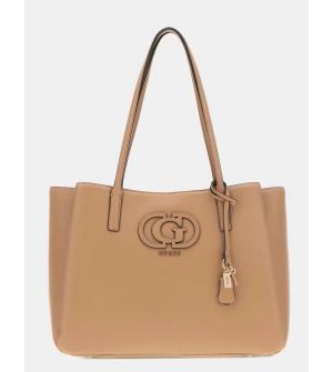 Guess Isola HWBG9905230-BEI Γυναικεία Τσάντα Tote από Συνθετικό Δέρμα Μπεζ 40x28x14cm