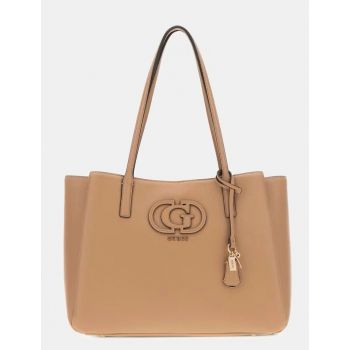 Guess Isola HWBG9905230-BEI Γυναικεία Τσάντα Tote από Συνθετικό Δέρμα Μπεζ 40x28x14cm Guess Isola HWBG9905230-BEI Γυναικεία Τσάντα Tote από Συνθετικό Δέρμα Μπεζ 40x28x14cm