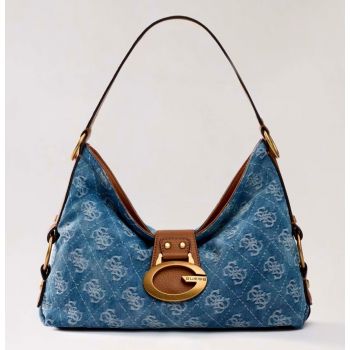 Guess Camden HWDB9308180-DLP Γυναικεία Τσάντα Ώμου Denim Μπλε Multi Guess Camden HWDB9308180-DLP Γυναικεία Τσάντα Ώμου Denim Μπλε Multi