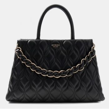 Guess Γυναικεία Τσάντα Ώμου Maxine HWQG9733060-BLA Μαύρη, Καπιτονέ, 36 x 24 x 12 cm Guess Γυναικεία Τσάντα Ώμου Maxine HWQG9733060-BLA Μαύρη, Καπιτονέ, 36 x 24 x 12 cm