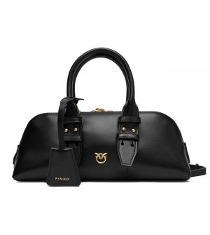 PINKO Bowling Bag Baguette 105334A0QO-Z99Q Γυναικεία Τσάντα Χειρός / Ώμου Δερμάτινη Μαύρη