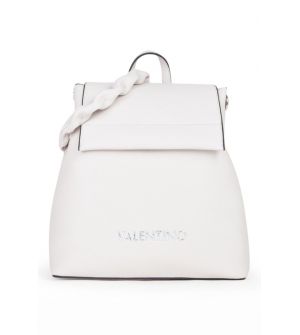 Valentino Thalami VBS89S20-185 Γυναικείο Σακίδιο Πλάτης Λευκό από Συνθετικό Δέρμα με Ρυθμιζόμενα Λουριά 30x29,5x11 cm