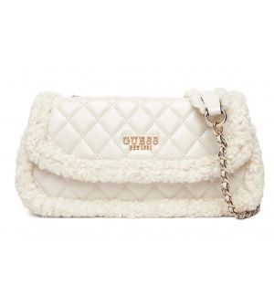 Guess HWTG8139210-BON Γυναικεία Τσάντα Χειρός Λευκή