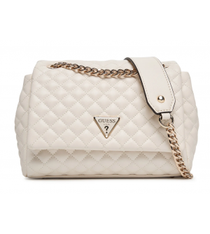 GUESS HWQG8679210-OFF Γυναικεία Τσάντα Χιαστί Λευκή