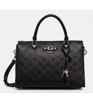 Guess Dita HWPD7602060-BLO Γυναικεία Τσάντα Χειρός, Μαύρη, Οικολογικό Δέρμα, Με Ρυθμιζόμενο Λουράκι