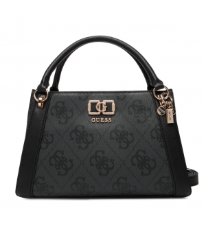 Guess Karnilla HWOS9901060-CLO Γυναικεία Τσάντα Χειρός και Χιαστί, Ανθρακί, Οικολογικό Δέρμα
