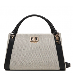 Guess Karnilla HWAG9719070-NTB Γυναικεία Τσάντα Ώμου / Χιαστί Μπεζ, Οικολογικό Δέρμα, Χωράει Α4