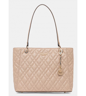 Guess ISEMAY HWGG9628250-PLC Γυναικεία Τσάντα Tote Καφέ από Οικολογικό Δέρμα