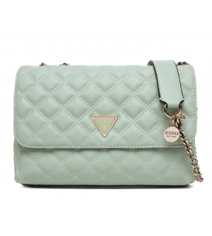 Guess Giully II HWBQ9673200-LIS Γυναικεία Τσάντα Χιαστί Πράσινη από Οικολογικό Δέρμα