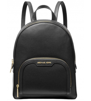 Michael Michael Kors JAYCEE 35S2G8TB2L-BLA Γυναικείο Σακίδιο Πλάτης Medium, Μαύρο, Γνήσιο Pebbled Δέρμα