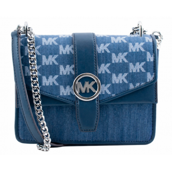 Michael Michael Kors Greenwich 35T5SGRC1J-Navy Γυναικεία Τσάντα Ώμου Small Flap Crossbody Υφασμάτινη 21x15x8 cm Michael Michael Kors Greenwich 35T5SGRC1J-Navy Γυναικεία Τσάντα Ώμου Small Flap Crossbody Υφασμάτινη 21x15x8 cm