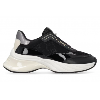 Pinko Ariel Mid Sneakers SS0097P140-Z99 Γυναικεία Μαύρα/Υπόλευκα Δερμάτινα με Πλατφόρμα 7 cm Pinko Ariel Mid Sneakers SS0097P140-Z99 Γυναικεία Μαύρα/Υπόλευκα Δερμάτινα με Πλατφόρμα 7 cm