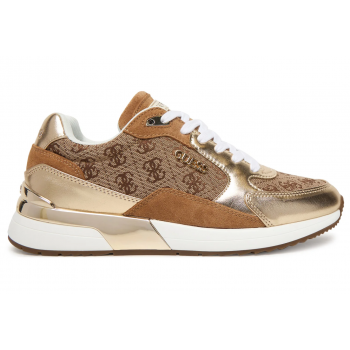 Guess Γυναικεία Sneakers FLJM19FAL12-BEIPL Καφέ/Χρυσά με Κορδόνια Guess Γυναικεία Sneakers FLJM19FAL12-BEIPL Καφέ/Χρυσά με Κορδόνια