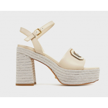 Guess Formal Γυναικεία Πέδιλα FLJFMLLEA03-CREGO με Δερμάτινο Άνω Μέρος, Πλατφόρμα & Τακούνι 12cm Guess Formal Γυναικεία Πέδιλα FLJFMLLEA03-CREGO με Δερμάτινο Άνω Μέρος, Πλατφόρμα & Τακούνι 12cm
