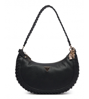 Guess Petra HWBG9750010-BLA Γυναικεία Τσάντα Ώμου Μαύρη