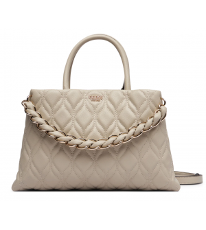 Guess Maxine HWQG9733060-LTA Γυναικεία Τσάντα Tote Μπεζ 36x24x12cm