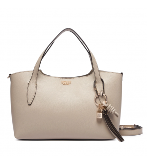 Guess Γυναικεία Τσάντα Ώμου HWBG9735060-LTA Μπεζ με Αποσπώμενο Λουράκι & Τσαντάκι