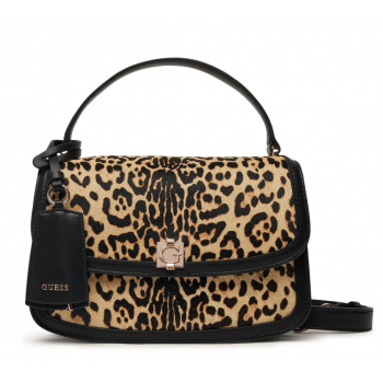 Guess Audrey HWLG9734210-LEO Γυναικεία Τσάντα Ώμου από Φυσικό Δέρμα με Τρίχα Leopard Μπεζ/Μαύρη 25x17x8cm Guess Audrey HWLG9734210-LEO Γυναικεία Τσάντα Ώμου από Φυσικό Δέρμα με Τρίχα Leopard Μπεζ/Μαύρη 25x17x8cm