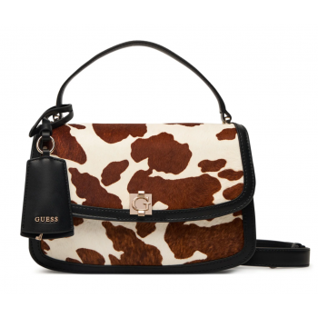 Guess Audrey HWRG9734210-CWE Γυναικεία Τσάντα Ώμου Δερμάτινη με Animal Print Κρεμ/Καφέ/Μαύρη 25x17x8cm Guess Audrey HWRG9734210-CWE Γυναικεία Τσάντα Ώμου Δερμάτινη με Animal Print Κρεμ/Καφέ/Μαύρη 25x17x8cm