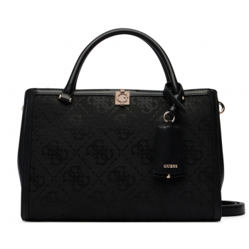 Guess Audrey Logo HWJG9755070-BLO Γυναικεία Τσάντα Χειρός/Ώμου Μαύρη με Monogram Guess Audrey Logo HWJG9755070-BLO Γυναικεία Τσάντα Χειρός/Ώμου Μαύρη με Monogram