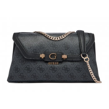 Guess Lindsey HWSG9749210-CLO Γυναικεία Τσάντα Ώμου / Χιαστί Μαύρη με Μονόγραμμα Guess Lindsey HWSG9749210-CLO Γυναικεία Τσάντα Ώμου / Χιαστί Μαύρη με Μονόγραμμα