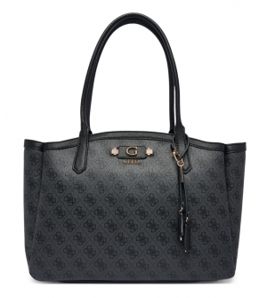 Guess Γυναικεία Τσάντα Ώμου HWSG9749230-CLO Μαύρη με Monogram